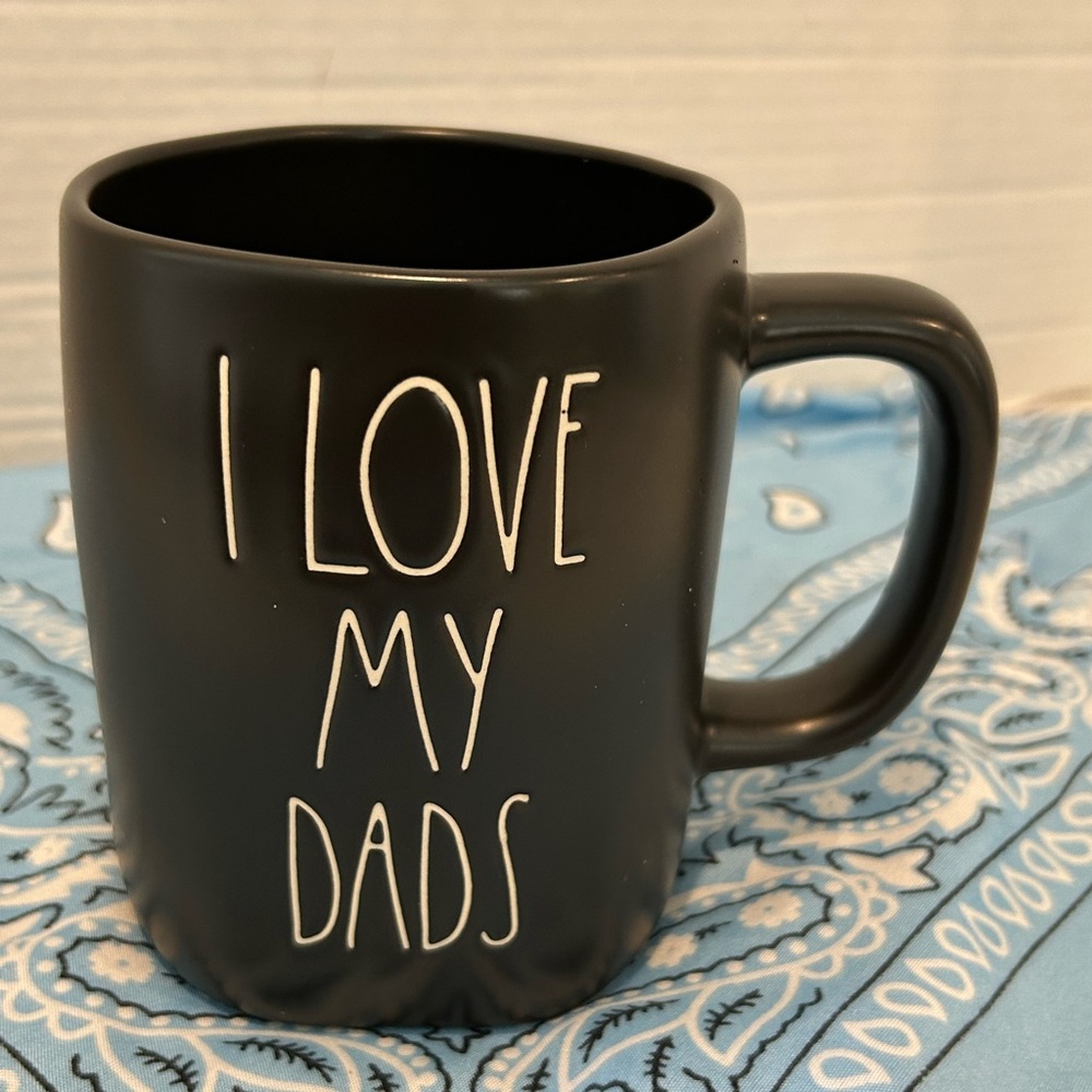 NEW Rae Dunn I Love My Dads Mug Cup Great Father's Day Gift Idea!